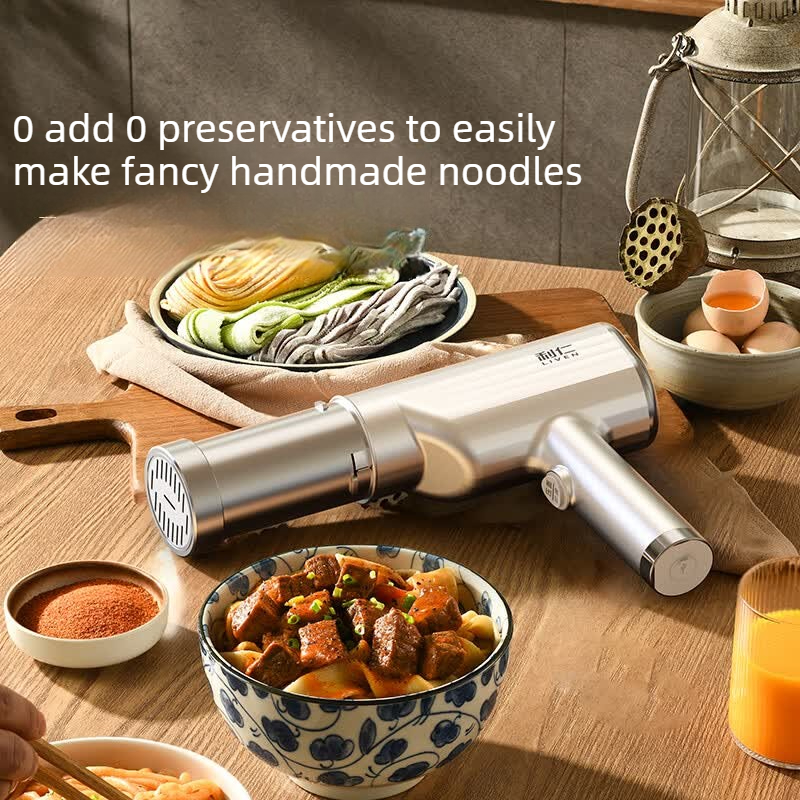 Churros Maker Gun - 304 Edelstahl Handgehaltener Nudelmacher, Kabellose Wiederaufladbare