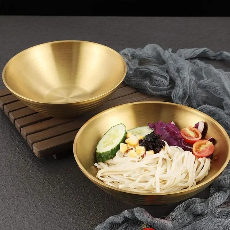 Dim Sum Basket - Edelstahl Ramen Schüssel Reis Salat Nudel