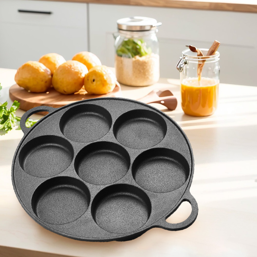 7-Loch Bratpfanne aus Gusseise – Cast Iron Corn Bewertung und Preis