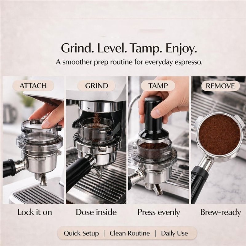 B51CNEU! Twist-Lock-Siebträger – Breville Espresso Barista Express Bewertung und Preis