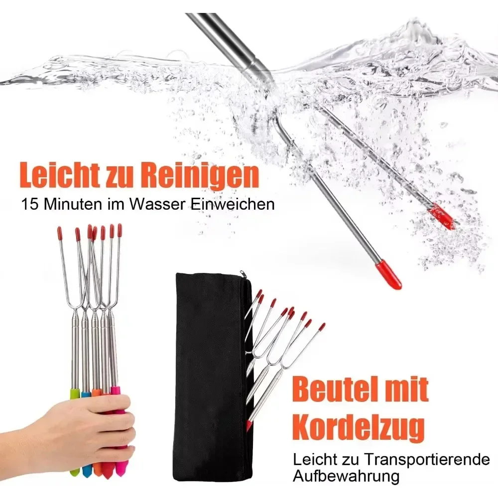 Neue BBQ-Gabeln, Teleskop-Gril – Corn Dog Stick Bewertung und Preis